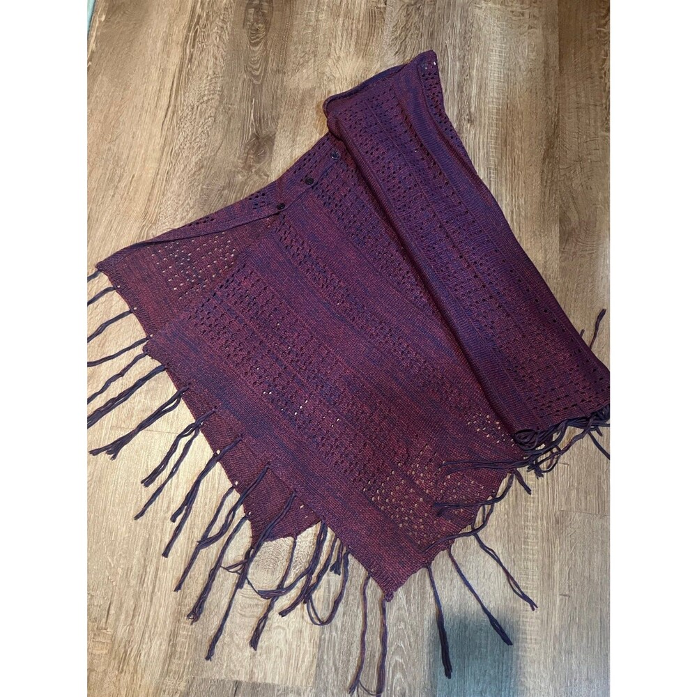 Lularoe‎ Mimi purple maroon scarf shawl